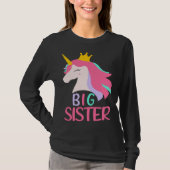 Big sister finally Unicorn Tシャツ (正面)