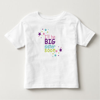 Big sister soon stars トドラーTシャツ