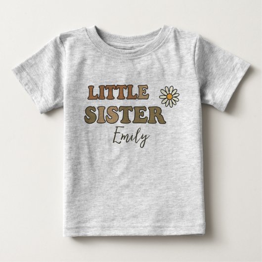 Big Sister T-Shirt, Big Sister Top ベビーTシャツ (正面)