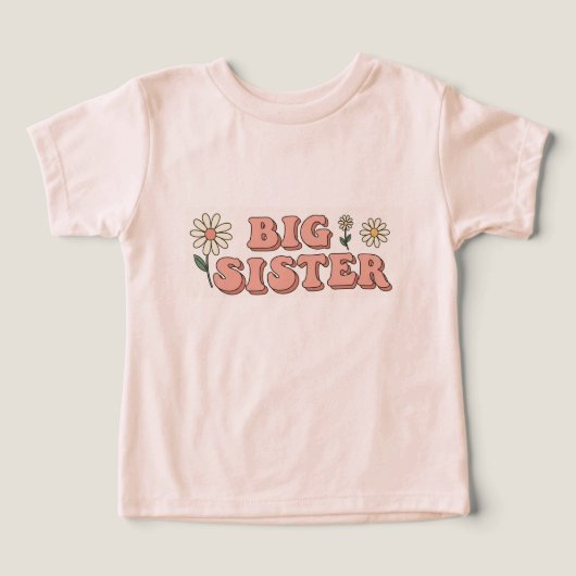 Big Sister T-Shirt - Cute Maternity Announcement  (デザイン正面)