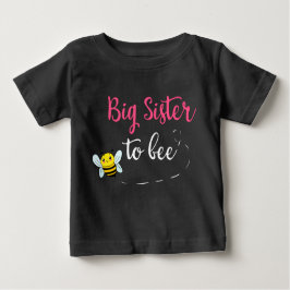 Big sister to bee ベビーTシャツ