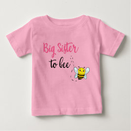 Big sister to bee ベビーTシャツ