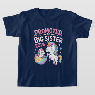 Big Sister Upgrade 2026 – Magical Unicorn Edition  Tシャツ