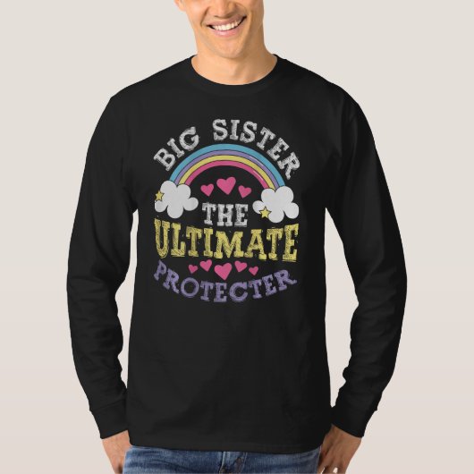 Big Sisters The Ultimate Protectors Backprint Big  Tシャツ (正面)