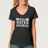 Big Sistersaurus Dinosaur Big Sister Saurus Rex Di Tシャツ (正面)