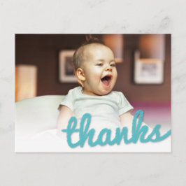 Big Sketch Boy感謝してい's誕生日写真ありがとう ポストカード