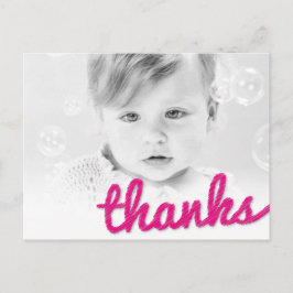 Big Sketch Girlの感謝してい誕生日写真あり ポストカード