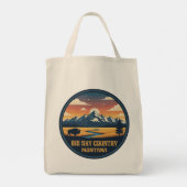 Big Sky Country Montana トートバッグ (裏面)