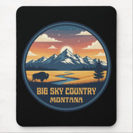 Big Sky Country Montana マウスパッド