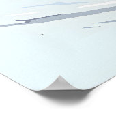 Big Sky Montana Snowboarding Travel Poster ポスター (角)