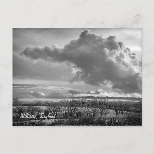 Big Sky Over Wiltshireポストカード ポストカード (正面)