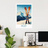 Big Sky Poster Montana 1 ポスター (ホームオフィス)
