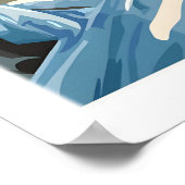 Big Sky Ski Print 1 ポスター (角)