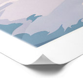 Big Sky Wall Art Ski Print 1 ポスター (角)