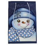 Big Snowman Gift Bag ミディアムペーパーバッグ (正面)