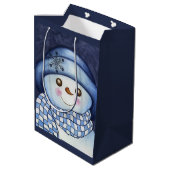 Big Snowman Gift Bag ミディアムペーパーバッグ (裏面アングル)