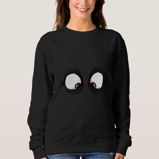 Big Squinting Eyes Grimace スウェットシャツ (正面)