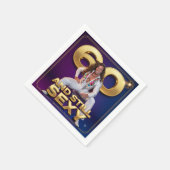 Big Sugの60歳記念ナプキン スタンダードカクテルナプキン (角)