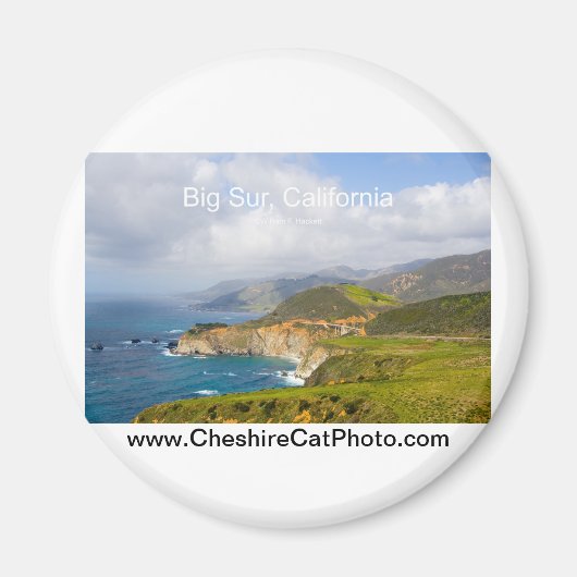 Big Sur 0033カリフォルニア製品 マグネット (正面)