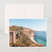 Big Sur Bixby Bridge Pacific Coast Highway ポストカード (正面/裏面)