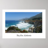 Big Sur, California ポスター (正面)