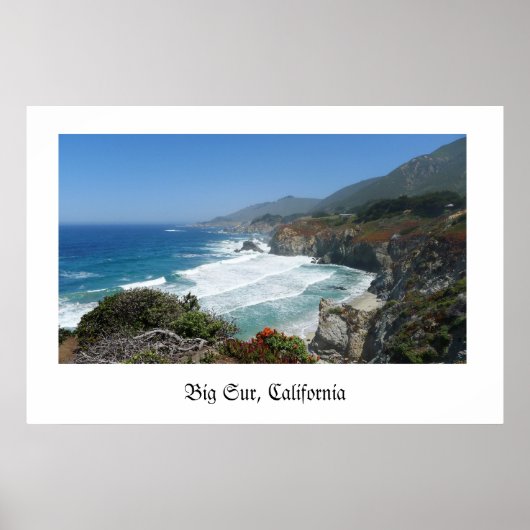 Big Sur, California ポスター (正面)