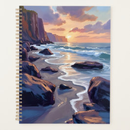 Big Sur, California Coastal Art Painting プランナー手帳