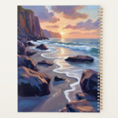 Big Sur, California Coastal Art Painting プランナー手帳 (裏面)