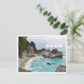 Big Sur McWay Waterfall Pacific Coast Highway ポストカード (スタンド正面)