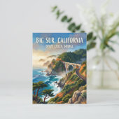 Big Sur USA ポストカード (スタンド正面)