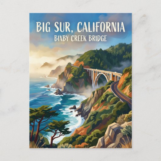 Big Sur USA ポストカード (正面)