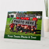 BIG TEAM PHOTO CARD with Your Text カード (正面)
