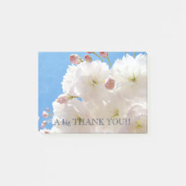 Big Thank You!付箋 春の花 ポストイット