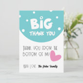 BIG Thank You Greeting Card With Semi Circle シーズンカード (スタンド正面)