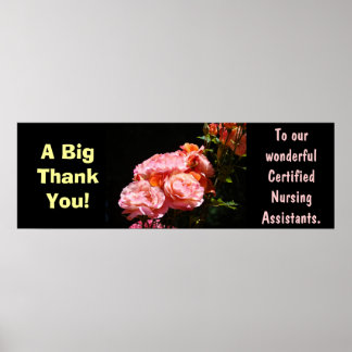 Big Thank you poster Certified Sensing Assistants ポスター