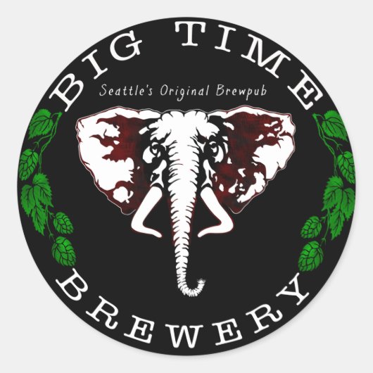 Big Time Brewery ステッカー (正面)