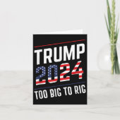 Big To Rig Trump 2024 カード (正面)