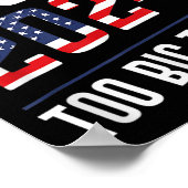 Big To Rig Trump 2024 ポスター (角)