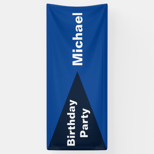 BIG TRIANGLE black transparent +アイディア 横断幕 (縦)