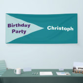 BIG TRIANGLE white transparent +アイディア 横断幕 (トレードショー)