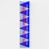 BIG TRIANGLE white transparent +アイディア 横断幕 (縦)