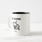 Big Trophy Fishing ツートーンマグカップ (正面左)