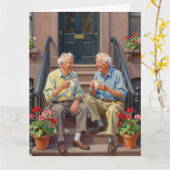 Big Twin Coots Coffee Club Birthday Occasion Card カード (黄色い花)