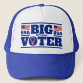 Big Voter™ トラッカーズハット(カスタマイズ可能!) キャップ (正面)