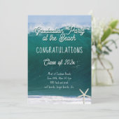 Big Wave Beach Graduation Party Class Invitation 招待状 (スタンド正面)