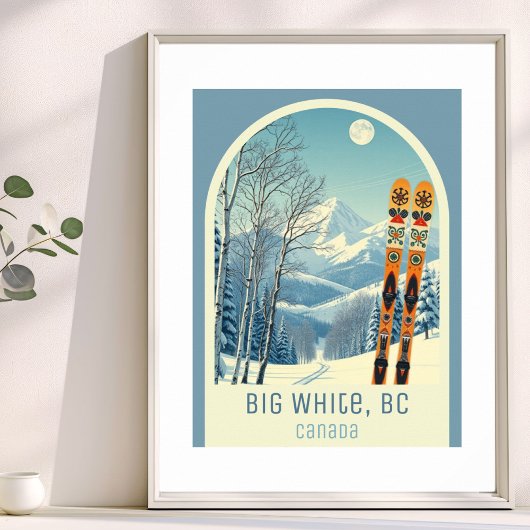 Big White British Columbia Canada  Poster ポスター