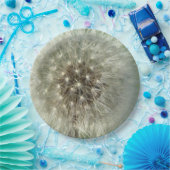 Big White Dandelion ペーパープレート (パーティー)