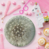 Big White Dandelion ペーパープレート (パーティー)