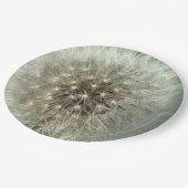 Big White Dandelion ペーパープレート (アングル)