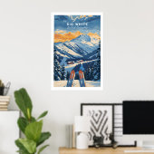 Big White Ski Poster - British Columbia 1 ポスター (ホームオフィス)